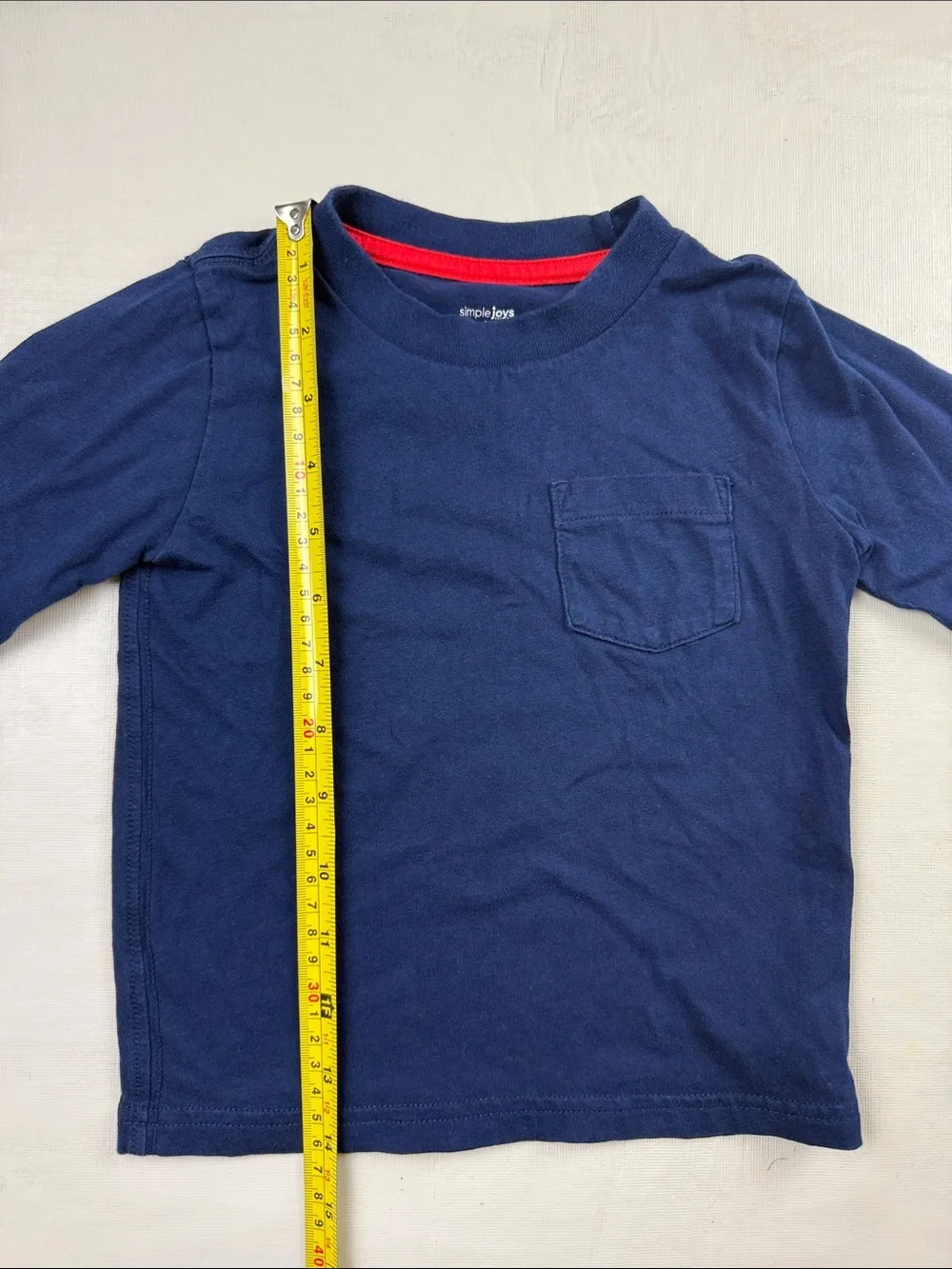 Carters Simple Joys Long-Sleeve Crewneck Bundle Teal Navy Indigo Gray Size 2T